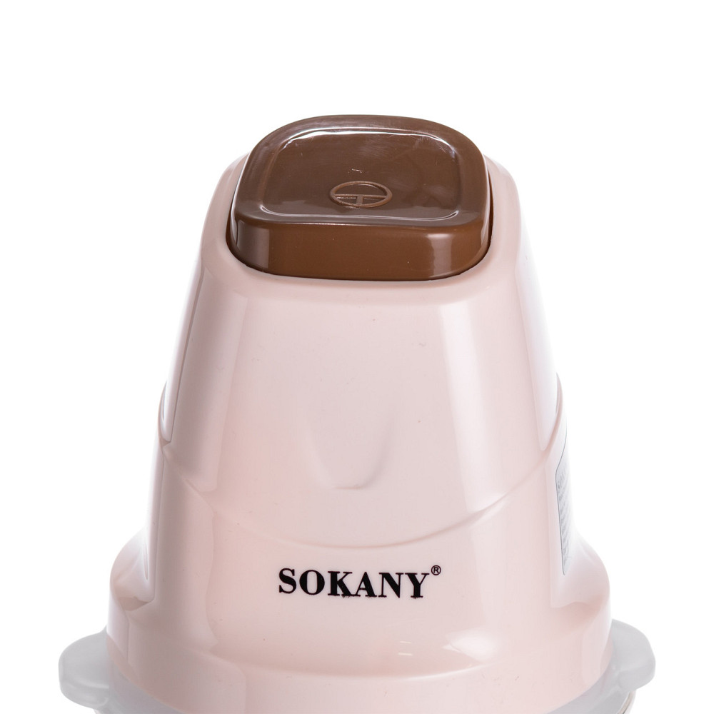Sokany Чоппер подрібнювач з чашею на 0.7 л електричний кухонний 250 Вт бежевий Sokany SK-06009B Коломия - фото 6