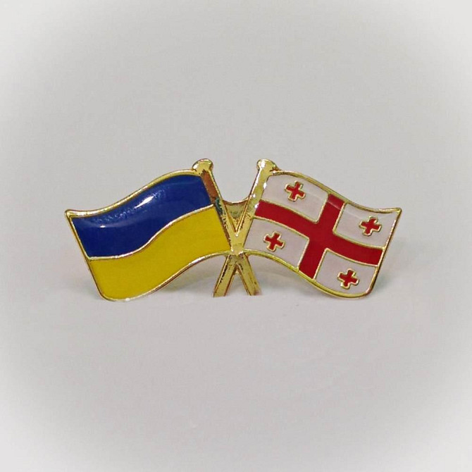 Значок для коллекции Украина-Грузия Киев - изображение 1
