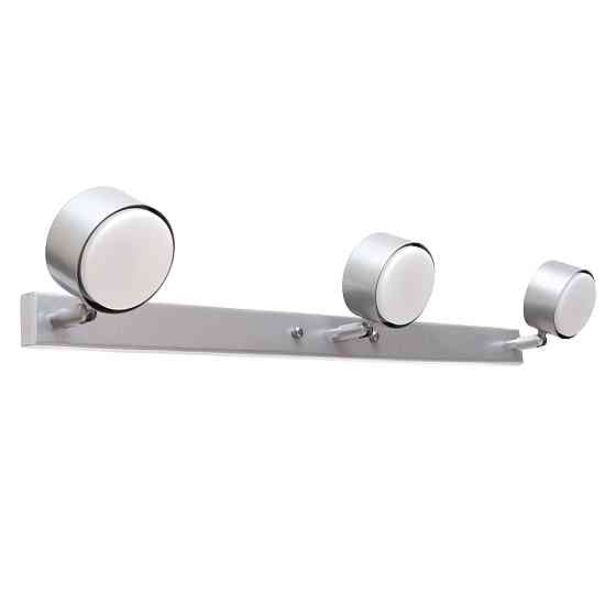 Настінний світильник MSK Electric Copter підсвічування дзеркал на три плафони GX53 срібло NL 80400-3 SL Одеса