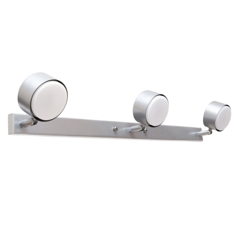 Настінний світильник MSK Electric Copter підсвічування дзеркал на три плафони GX53 срібло NL 80400-3 SL Одеса - фото 1