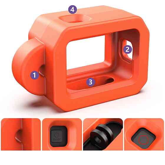 Поплавок на корпус GoPro 13/12/11/10/9 захист AC Prof GP926 Киев