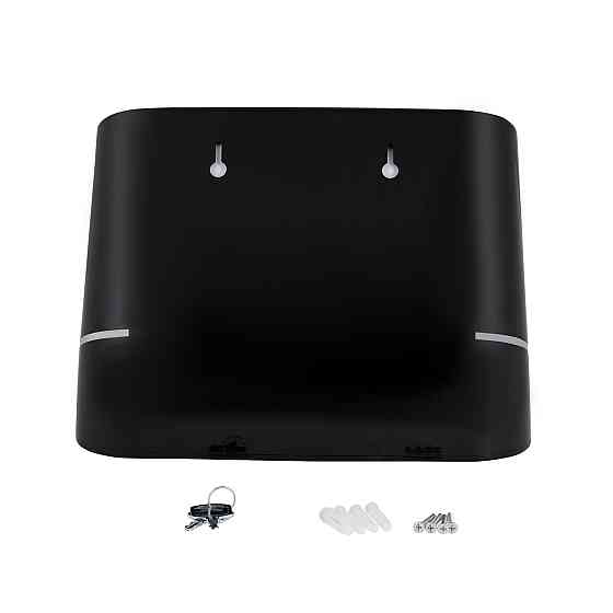 Тримач для паперових рушників Qtap Pohodli 300 мм QTDR600BP Black (Pobut) Київ
