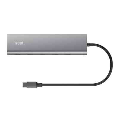 Концентратор Trust USB-C to 5xUSB-C aluminium 0.1m grey (25136_TRUST) Винница