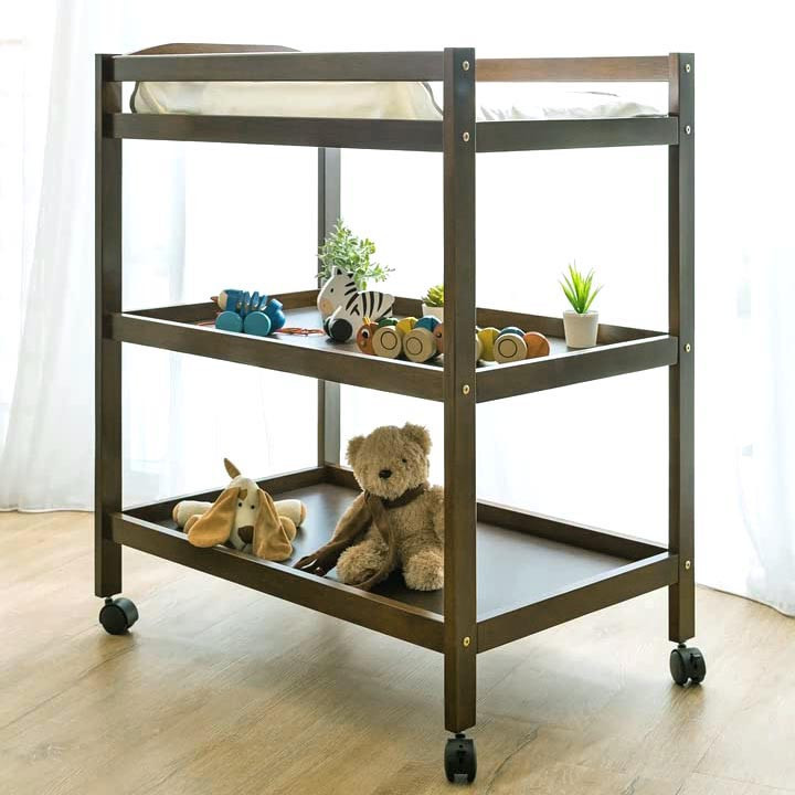 Этажерка для ванной на колёсиках 