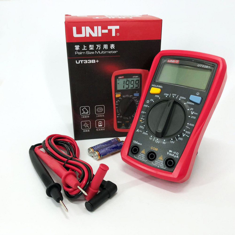 Мультиметр с высоким пределом измерений 33 B+ UT DIGITAL, Тестер для проверки напряжения цифровой JK-96 Львов - изображение 7