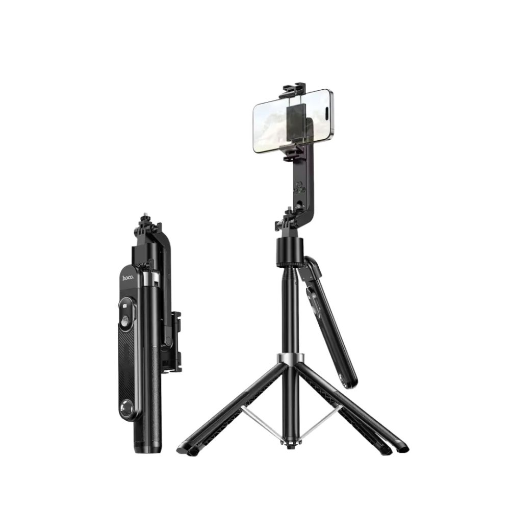 Селфі-монопод HOCO K32 Soporte smart live broadcast holder Black Київ - фото 7