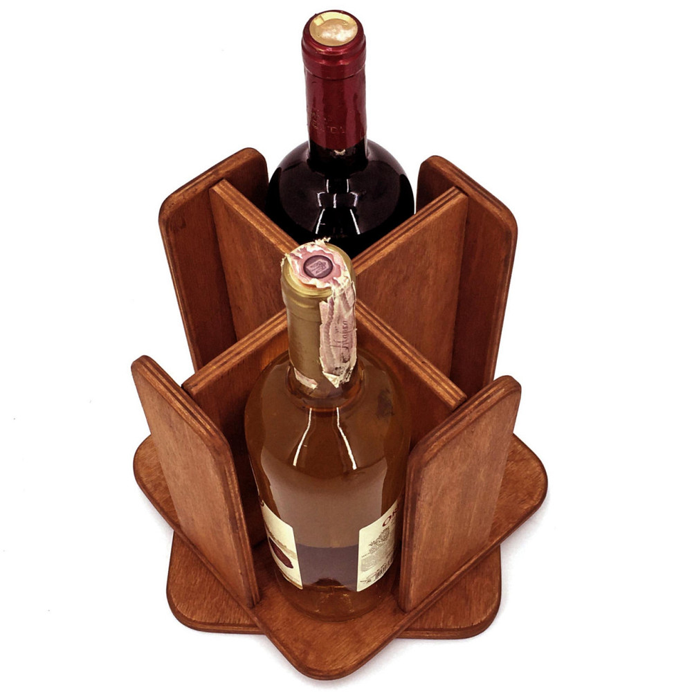 Настільна винна полиця "Наваре" шафран Миколаїв - фото 1