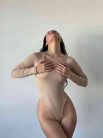 Женский базовый боди с длинным рукавом микродайвинг Одесса