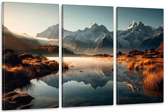 Модульна картина у вітальню/ спальню    Гори       ART-095_3A 70х130 см Київ