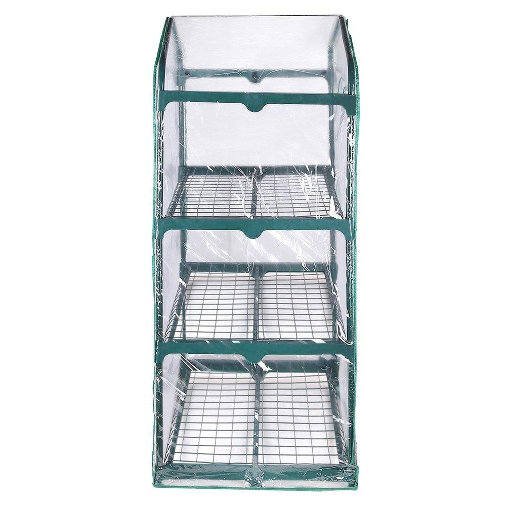 Теплица на 3 яруса портативная мини теплица,парник для цветов проращивания саженцев,расады на молнии Каменец-Подольский - изображение 3