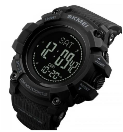 Часы наручные SKMEI 1356BK, BLACK, Compass, 9749 Днепр