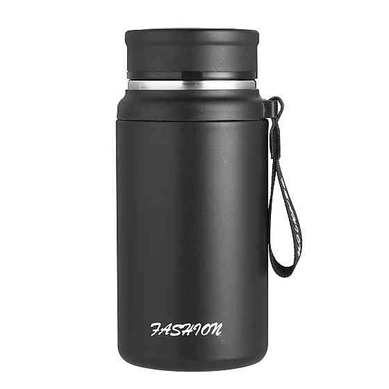 Термос Fashion с термометром 700 мл Черный Киев