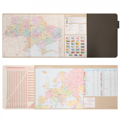 Еженедельник Leo planner А5 датированный 2026 "Binario", мягкий, графит, 368 страниц (252640) Винница - изображение 7