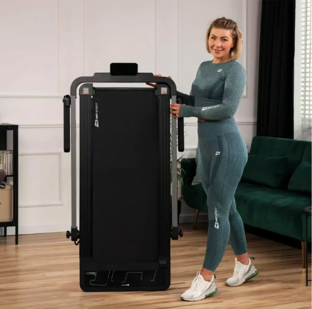 Бігова доріжка електрична Hop-Sport HS-1300WLB Active чорний Київ - фото 6