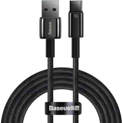 Дата кабель USB 2.0 AM to USB-C 2.0m 100W black Baseus (CAWJ000101) Вінниця