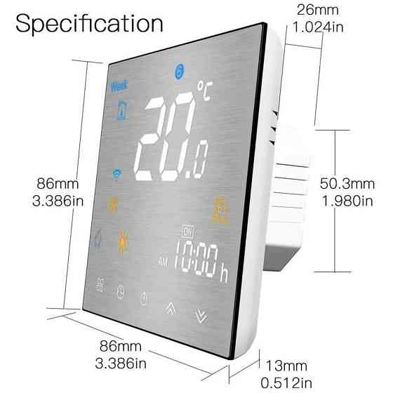 Терморегулятор беспроводной wifi In-Therm PWT 003 Киев