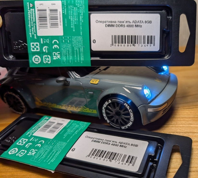 Оперативна пам'ять DDR5 ADATA 16gb(2*8) 4800 CL40. Харків - фото 2