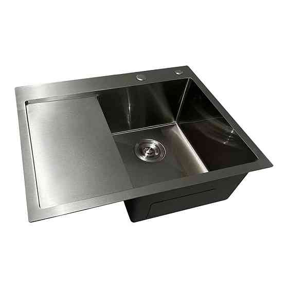 Кухонна мийка з нержавіючої сталі Mixxus MH6350R Nano-Silver 3.0/0.8 колір нержавійка MI7046 Харків