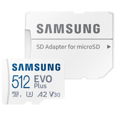 Карта памяти Samsung 512GB microSDXC calss 10 UHS-I V30 EVO (MB-MC512KA/EU) Винница - изображение 1