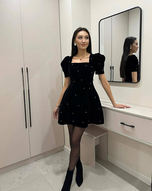 Жіноче ошатне витончене плаття з камінчиками ÷Оксамит зі стразами 46/48 Одеса - фото 2