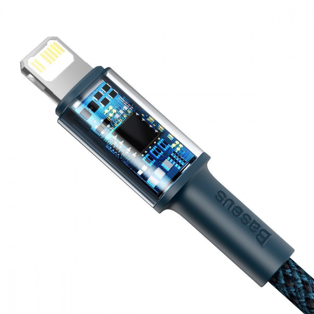 Кабель Baseus High Density Braided Type-C to Lightning PD 20W 1м білий Львів - фото 7