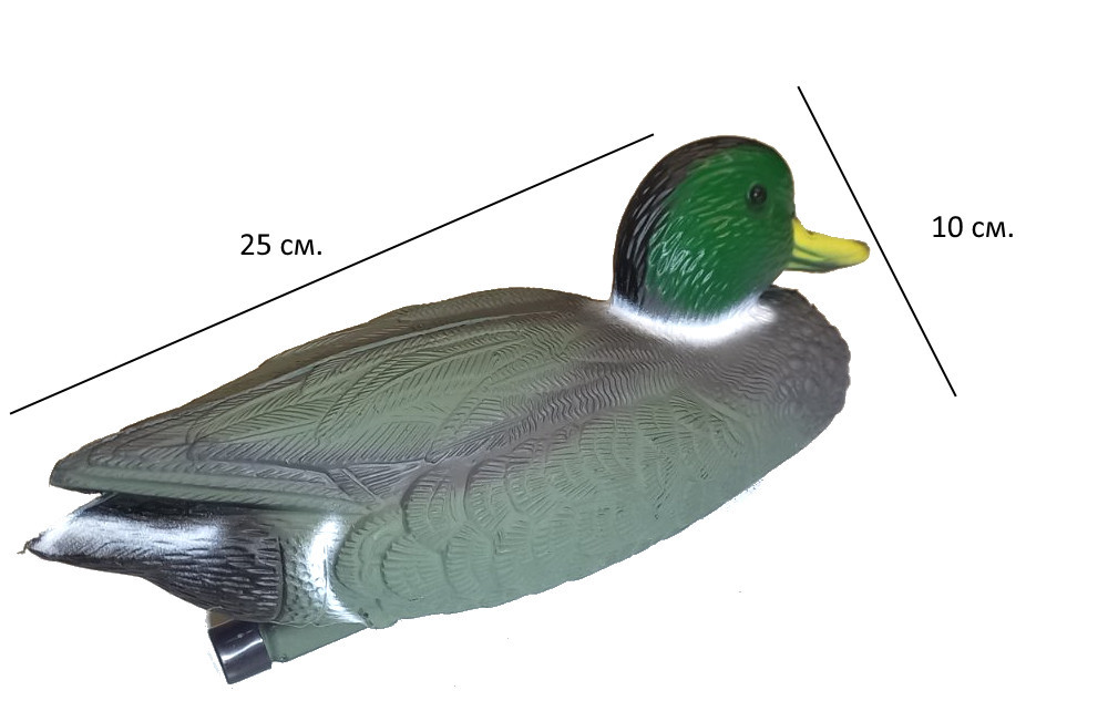 Качка декоративна для ставка 25х10см Київ - фото 2