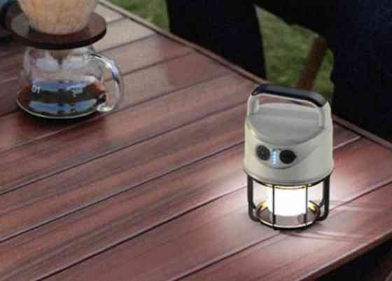 Ліхтар кемпінговий переносний з павербанком type-c зарядка Вінниця