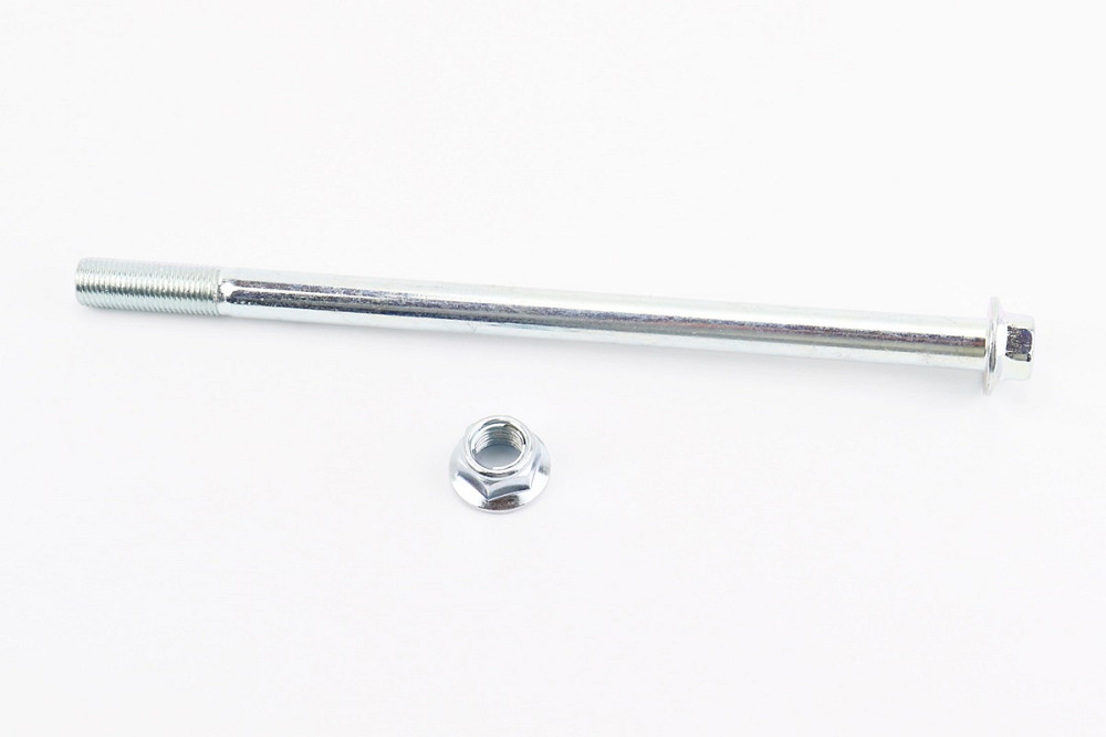 Вісь колеса переднього (під алюм. диск) d12mm; L210mm + гайка Київ - фото 1