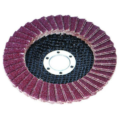 Круг зачистний Sigma пелюстковий торцевий Т27 (прямий) 125мм P80 (9172081) Вінниця - фото 1