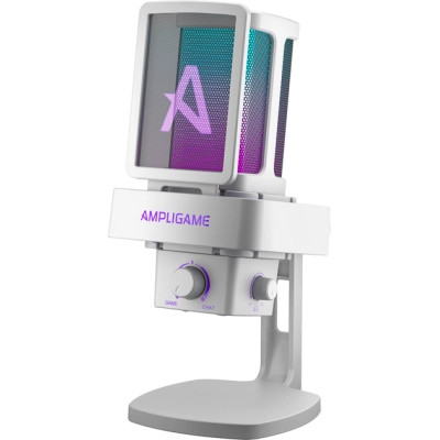 Микрофон Fifine Ampligame Q8PROW USB White (Q8PROW) Винница - изображение 8