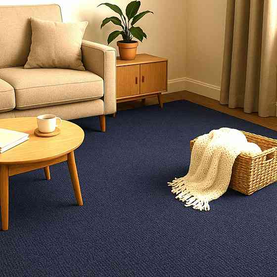 Самоклеюча плитка під ковролін в рулоні синій 600х3000мм SW-00002585 Київ