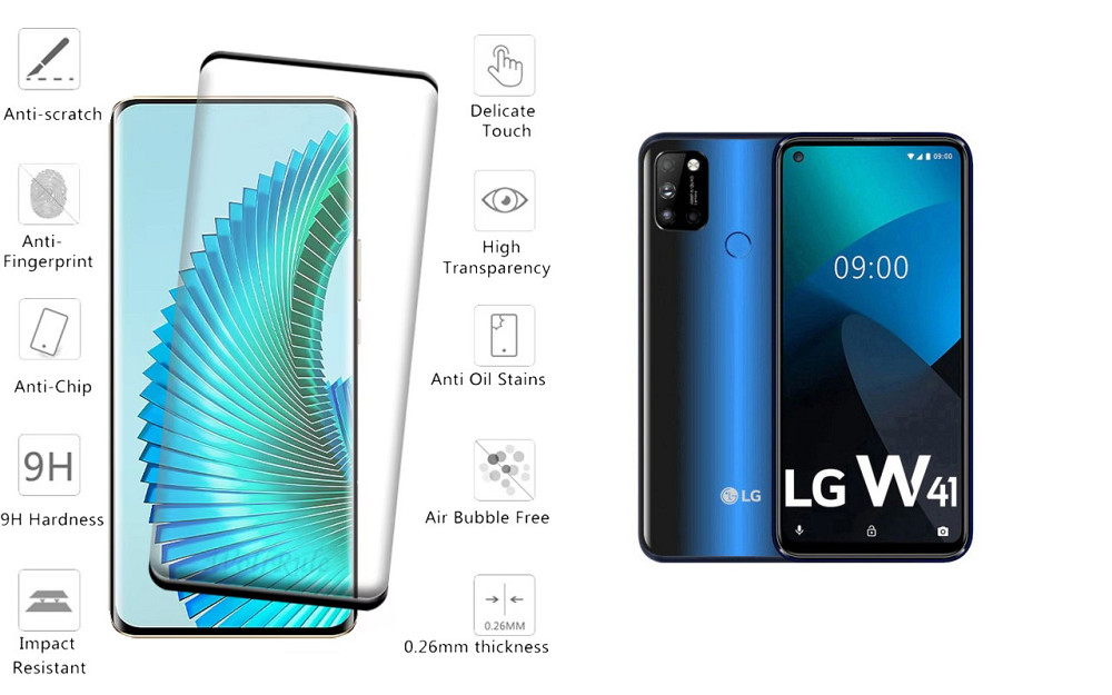 Захисне скло HyperGlass Pro для LG W41, LG W41 Plus, LG W41 Pro – максимальна чутливість та захист Київ - фото 2