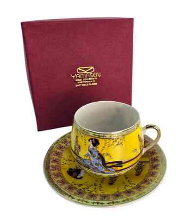 Чашка з блюдцем порцелянова Китаюнка Київ