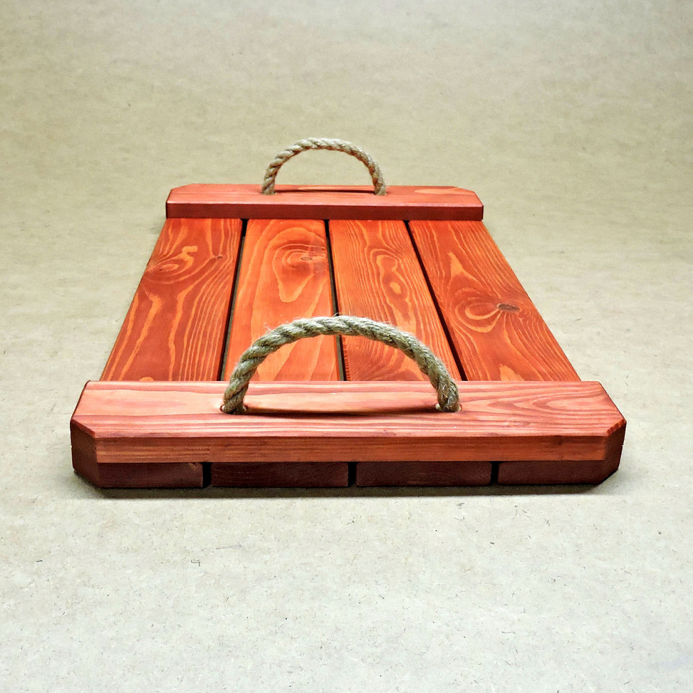 Піднос дерев'яний "Брюссель" корал Миколаїв - фото 6