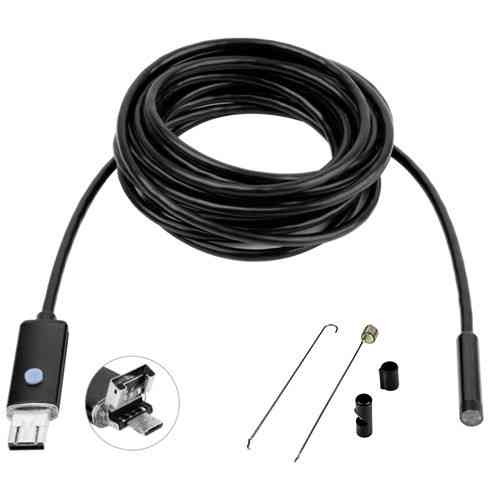 Бороскоп эндоскоп MicroUSB камера 640x480, диаметр 5.5мм, кабель 10м для Android/Windows Киев