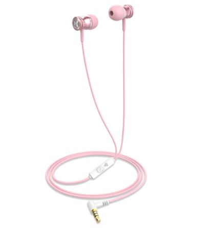 Навушники Havit HV-E303P AUX з мікрофоном рожевий Житомир