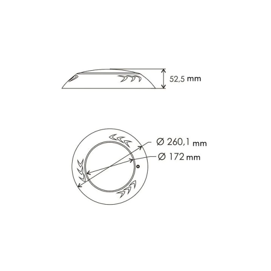 Прожектор светодиодный для бассейна Aquajoy Grey 003 252LED 18 Вт RGB. с закладной Киев