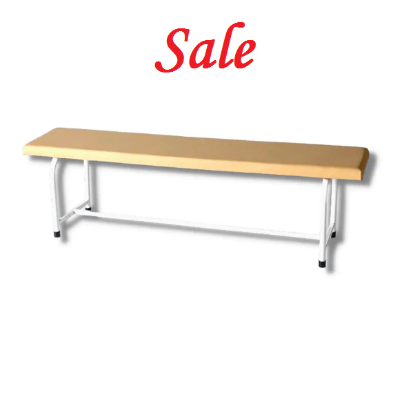 Банкетка медична коридорна АТОН БК-3-Е синій, бежевий, салатовий Дніпро - фото 1