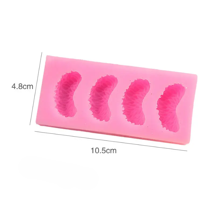 Молд силиконовый Мандарин 48 на 105 мм розовый Киев - изображение 2