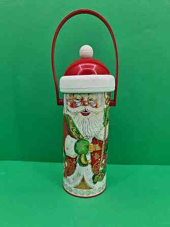 Тубус для цукерок малий Дід Мороз і ведмежа Харків