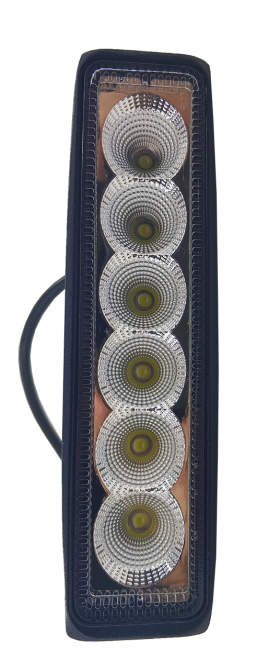 Фара LED прямокутна 18W (6 діодів) Мукачево - фото 3