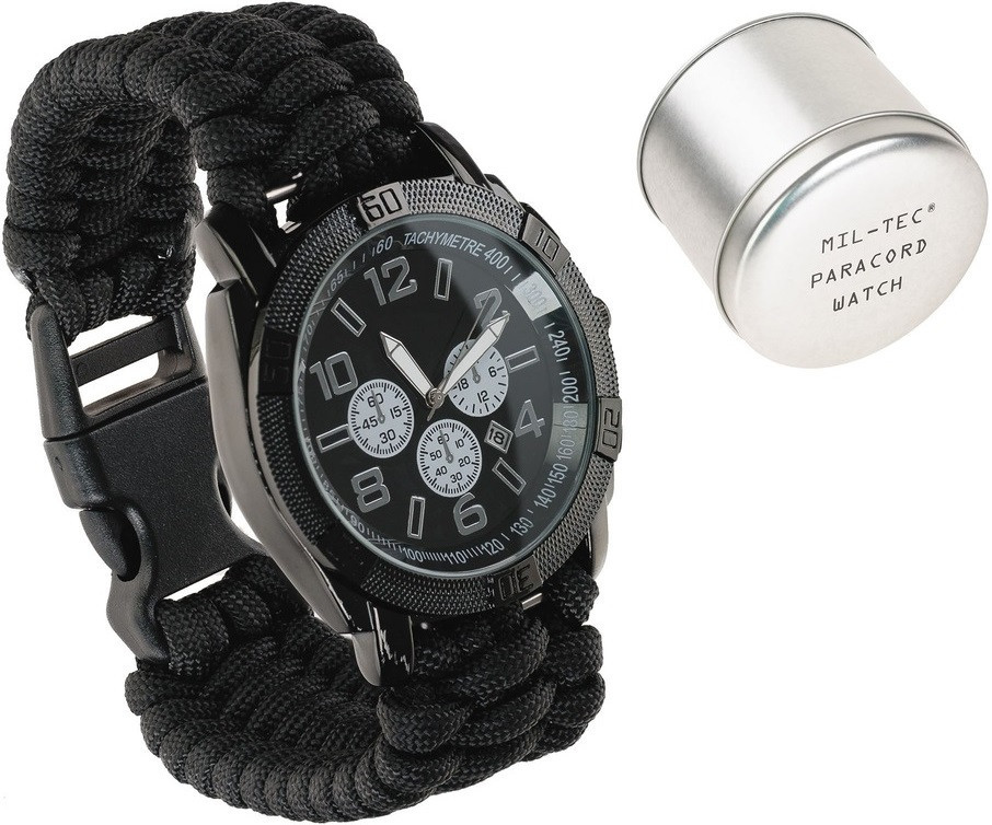 Водонепроницаемые Тактические Часы из паракорда Mil-Tec от Sturm (15774002) Размер М 