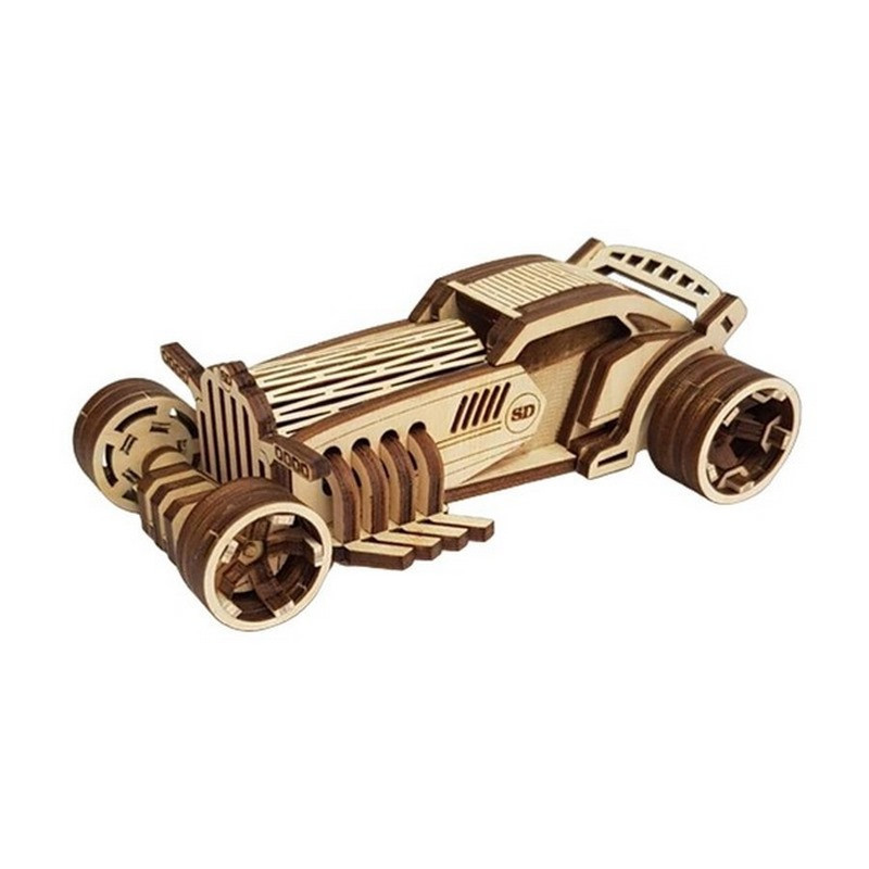 Дерев'яний конструктор Золота Серія автомобіль "Monster" BB2monst Вінниця - фото 3