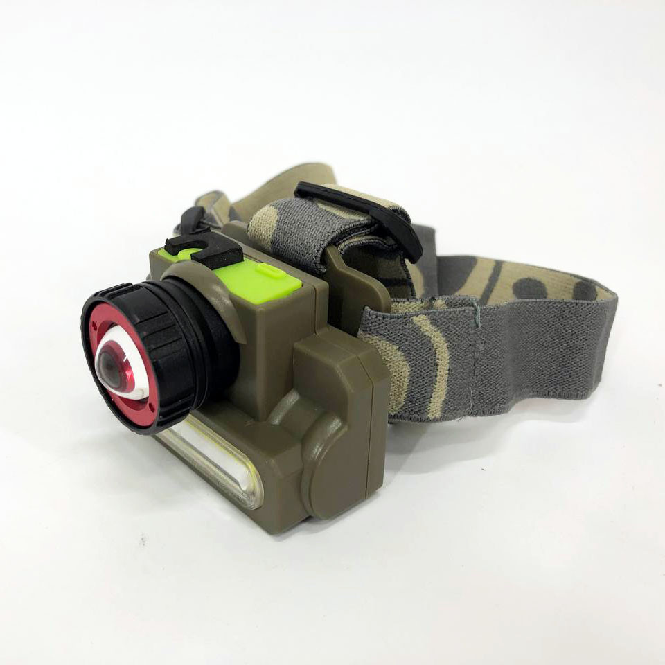 Потужний акумуляторний ліхтарик на голову, Яскравий світлодіодний потужний ліхтар IN-77 Львів - фото 4