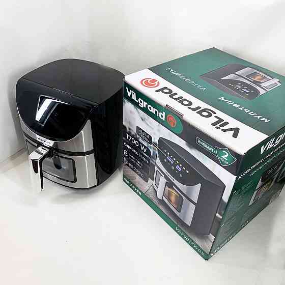 Міні фритюрниця ViLgrand VAF6017WDS 1700 Вт 6 л, Електрофритюрниця, Мультипіч для запіканок DT-43 Івано-Франківськ