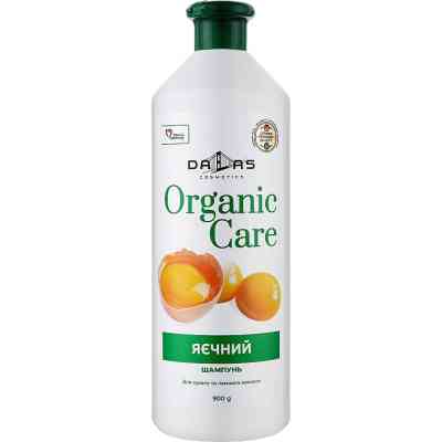 Шампунь Dalas Cosmetics Organic Care Яичный Для сухих и ломких волос 900 г (4262396143259) Винница