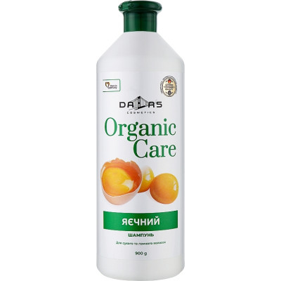 Шампунь Dalas Cosmetics Organic Care Яичный Для сухих и ломких волос 900 г (4262396143259) Винница - изображение 1