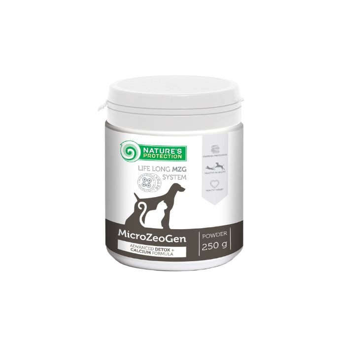 Nature's Protection MicroZeoGen Харчова добавка з кальцієм для собак та котів, 250 г Киев - изображение 1