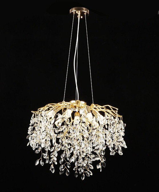 VALESO Люстра підвісна кришталева E2708/9, Золото Киев - изображение 1