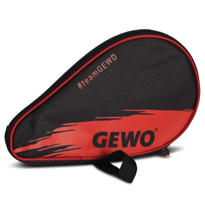 Чохол для ракетки Gewo Round Cover Wave з відділенням для м'ячів Black/Red (109679130) (931256) Вінниця - фото 1